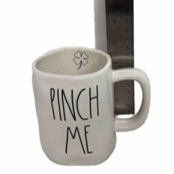 Rae Dunn Pinch Me Shamrock St. Patrick's Day Coffee Mug Ceramic Cup Irish Lucky - Picture 4 of 4